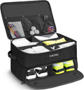 Golf Trunk Organizer for Men with 2-Shoe Ventilated Compartment