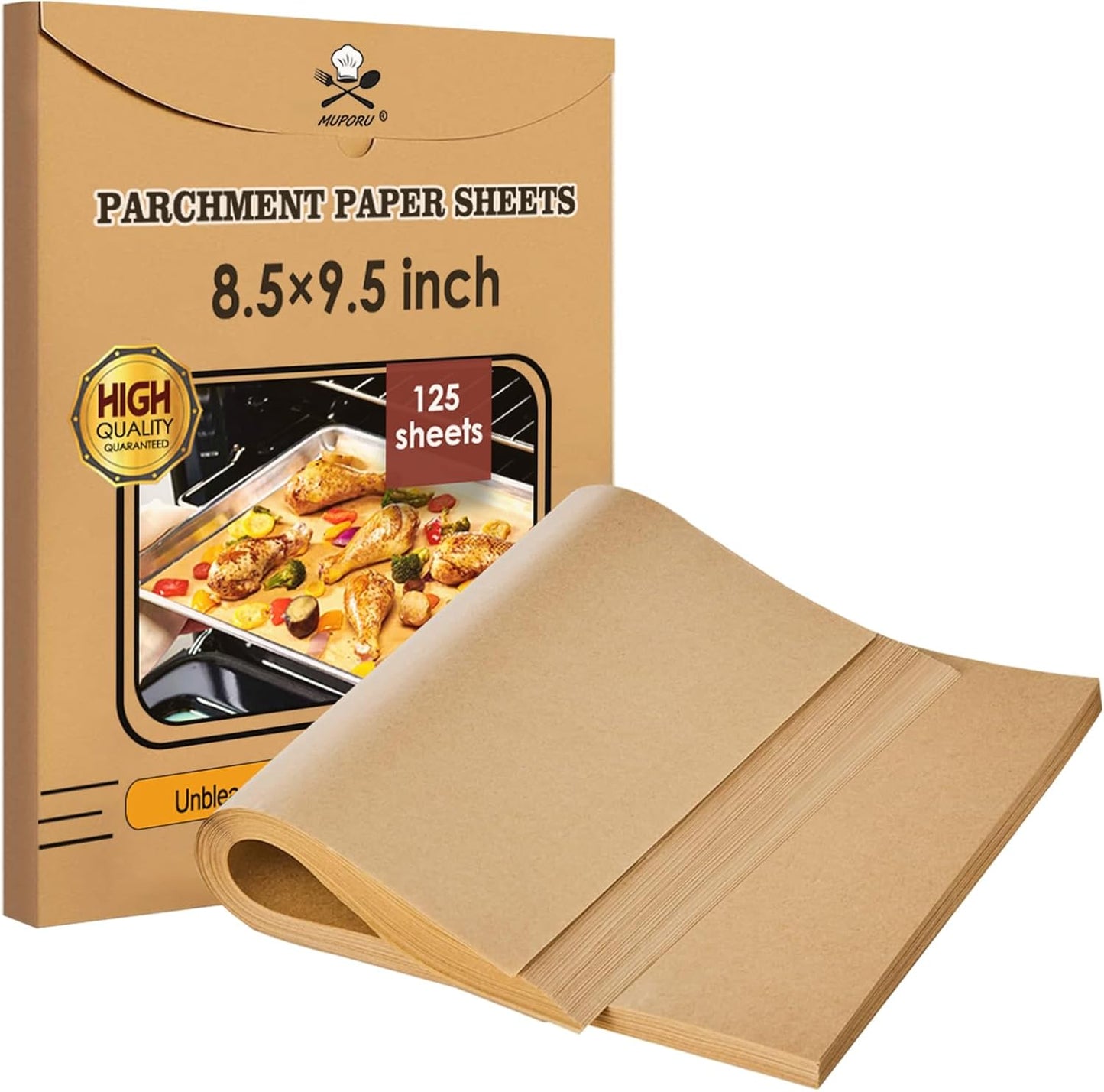 125 Disposable Air Fryer Liners - Easy Cooking Prep