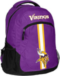 FOCO Minnesota Vikings NFL Action Backpack - Fan-Friendly Design