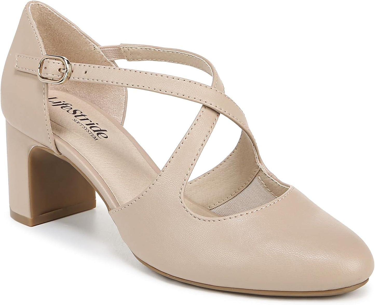 LifeStride Women's Tracy Block Heel Pump for Every Occasion