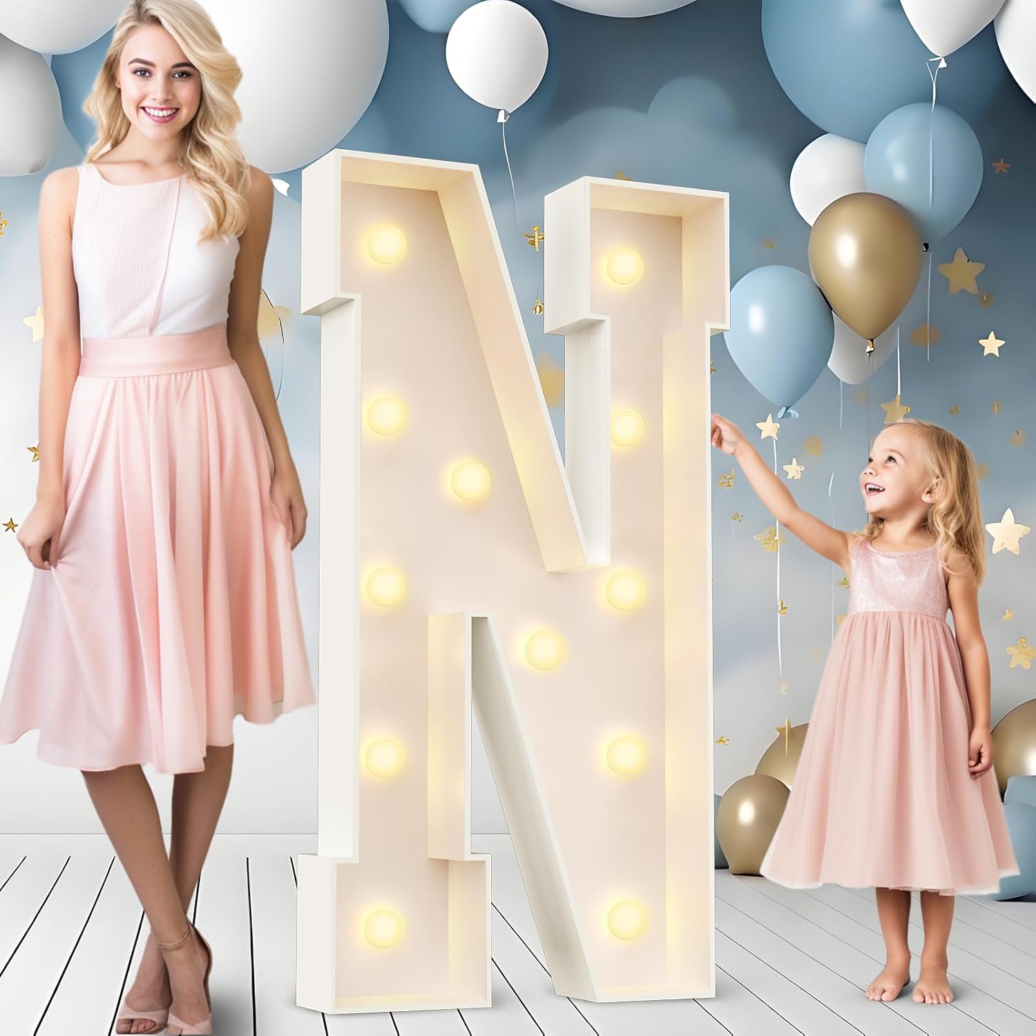 4FT Marquee Light Up Letters for Party Decoration and Events