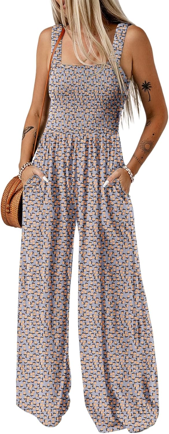 Dokotoo Women's Casual Loose Overalls for Summer Fun