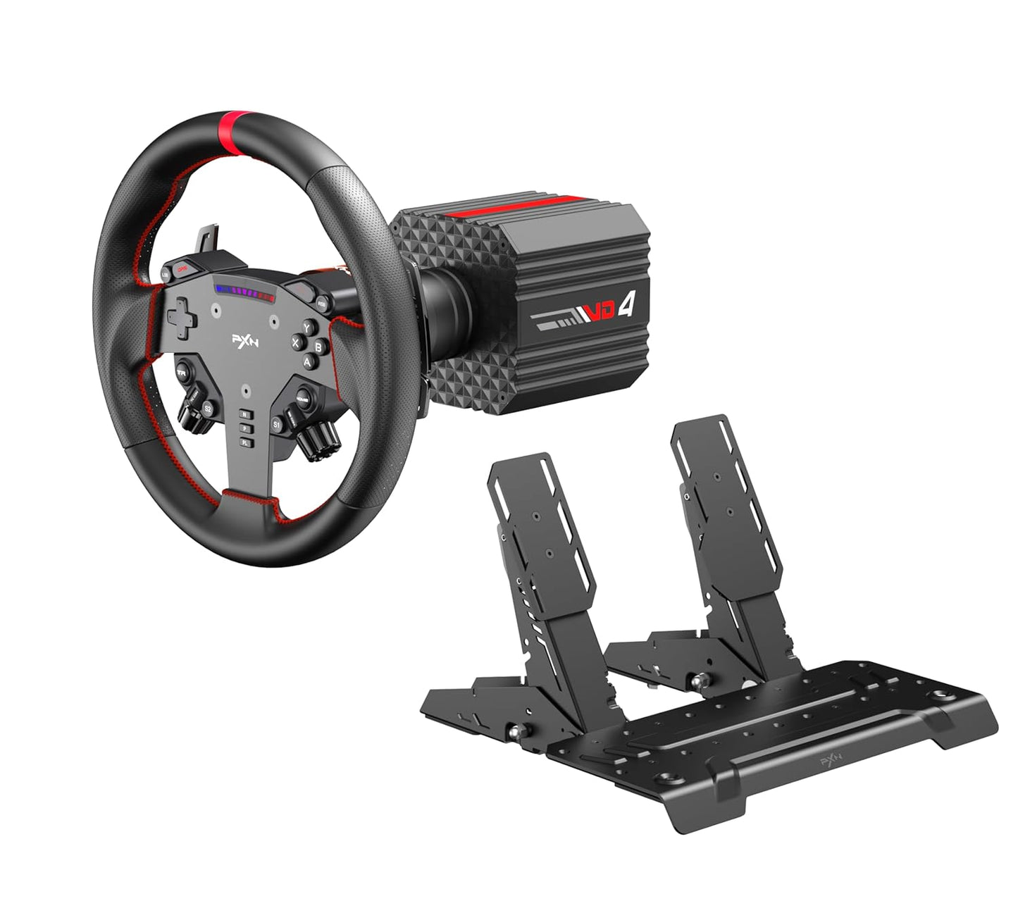 PXN VD4 Bundle F Gaming Sim Racing Wheel with Direct Drive Base