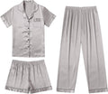 Ekouaer Silk Pajamas for Women Set Satin Pjs Soft Short (Style Z2P9)
