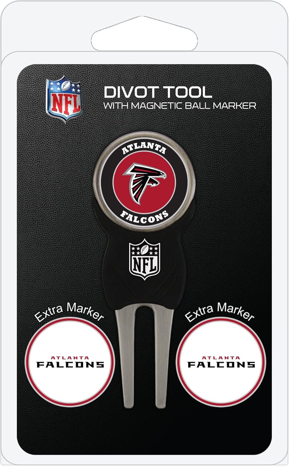 NFL Divot Tool + Magnetic Ball Markers Pack by Team Golf