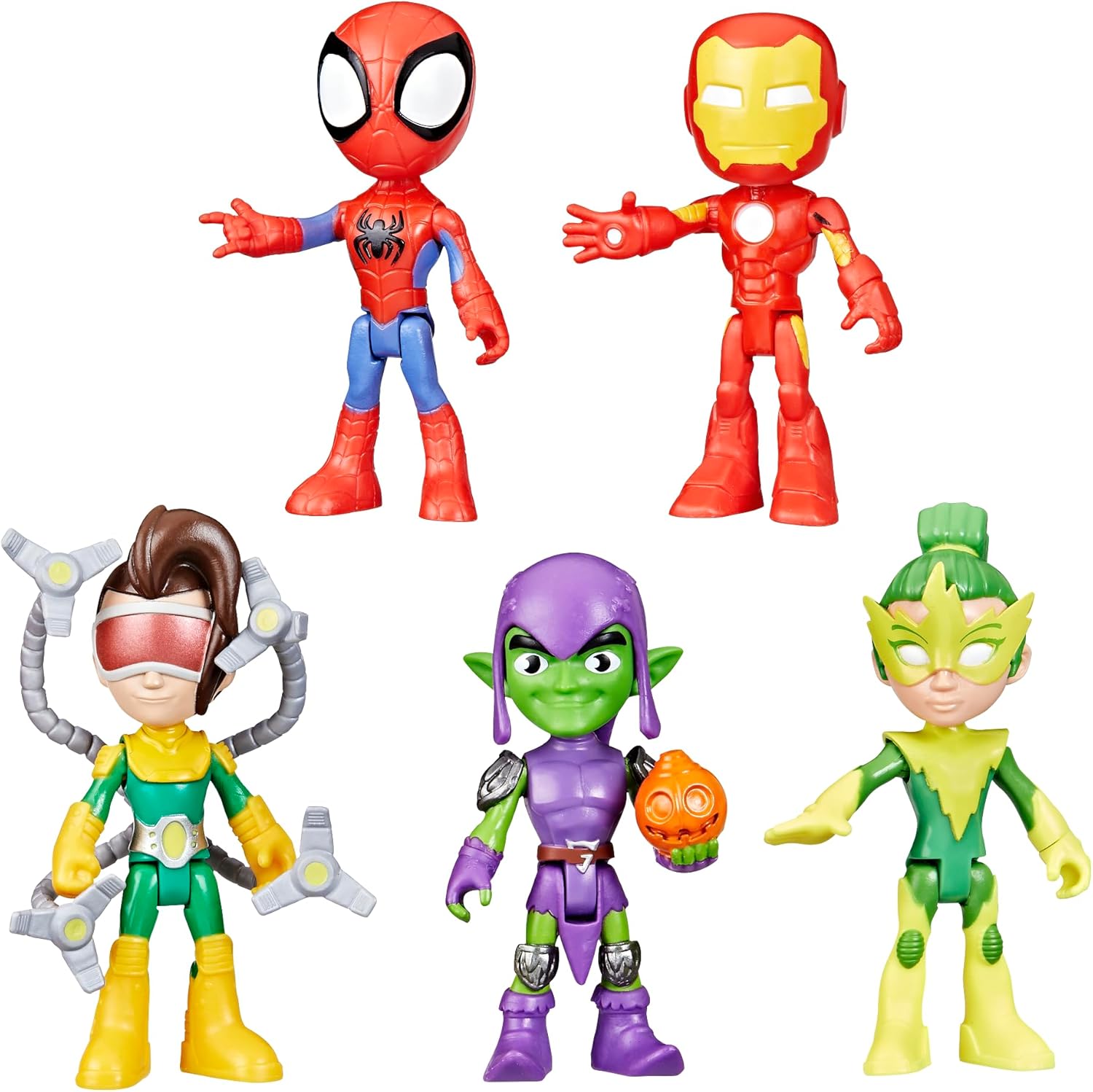Marvel Spidey & Friends Action Figures Set - Preschool Heroes