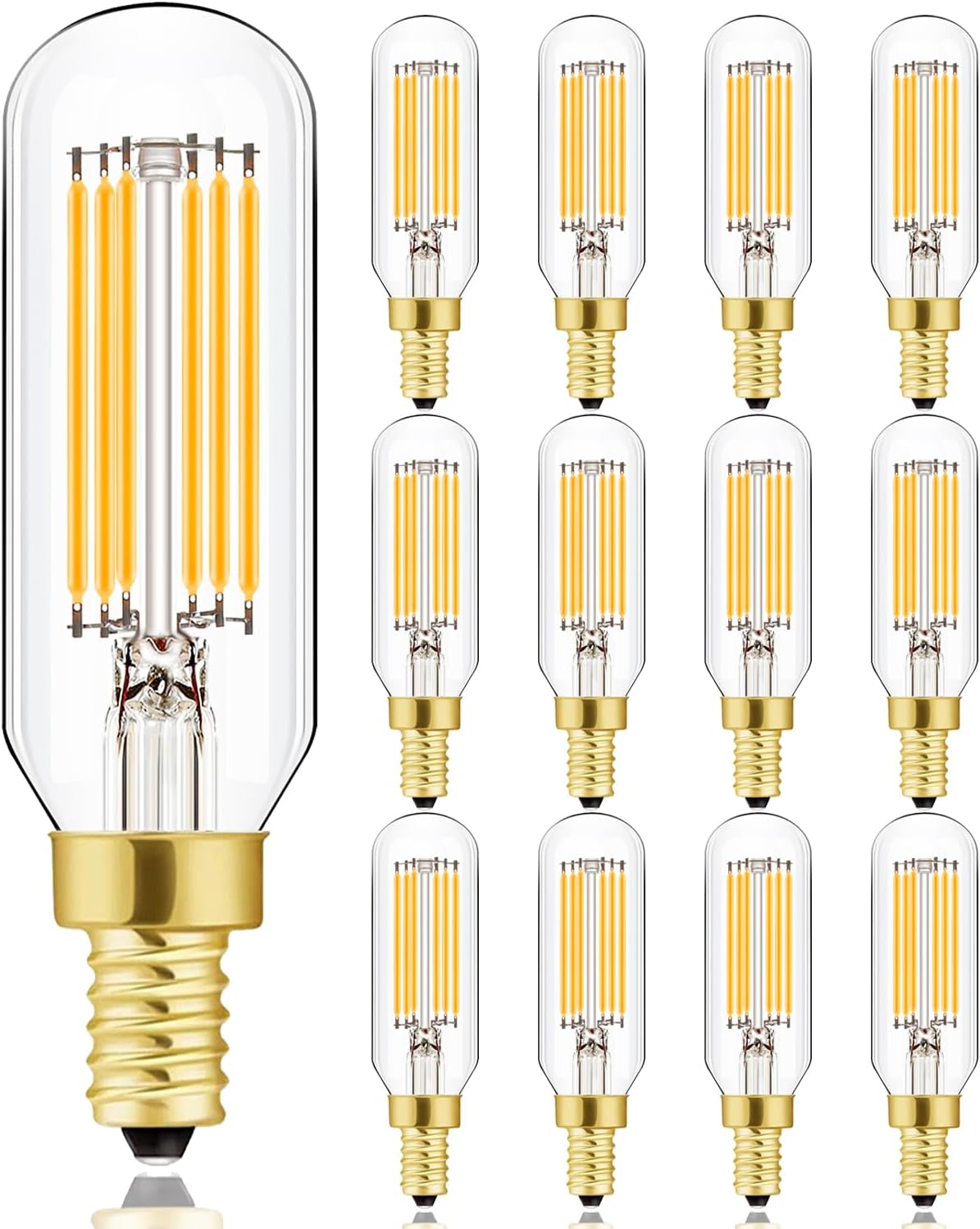 E12 LED Bulb Dimmable 6W Soft White 3000K for Chandeliers
