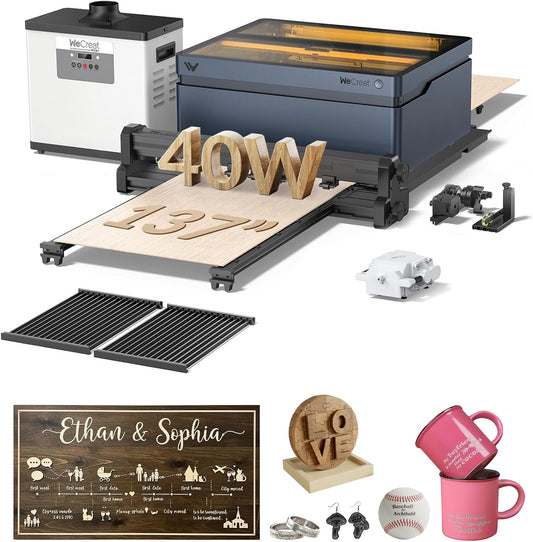 WECREAT 40W Laser Engraver: DIY Masterpiece Maker