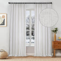 Room Darkening Linen Curtain 102 - Gewvary