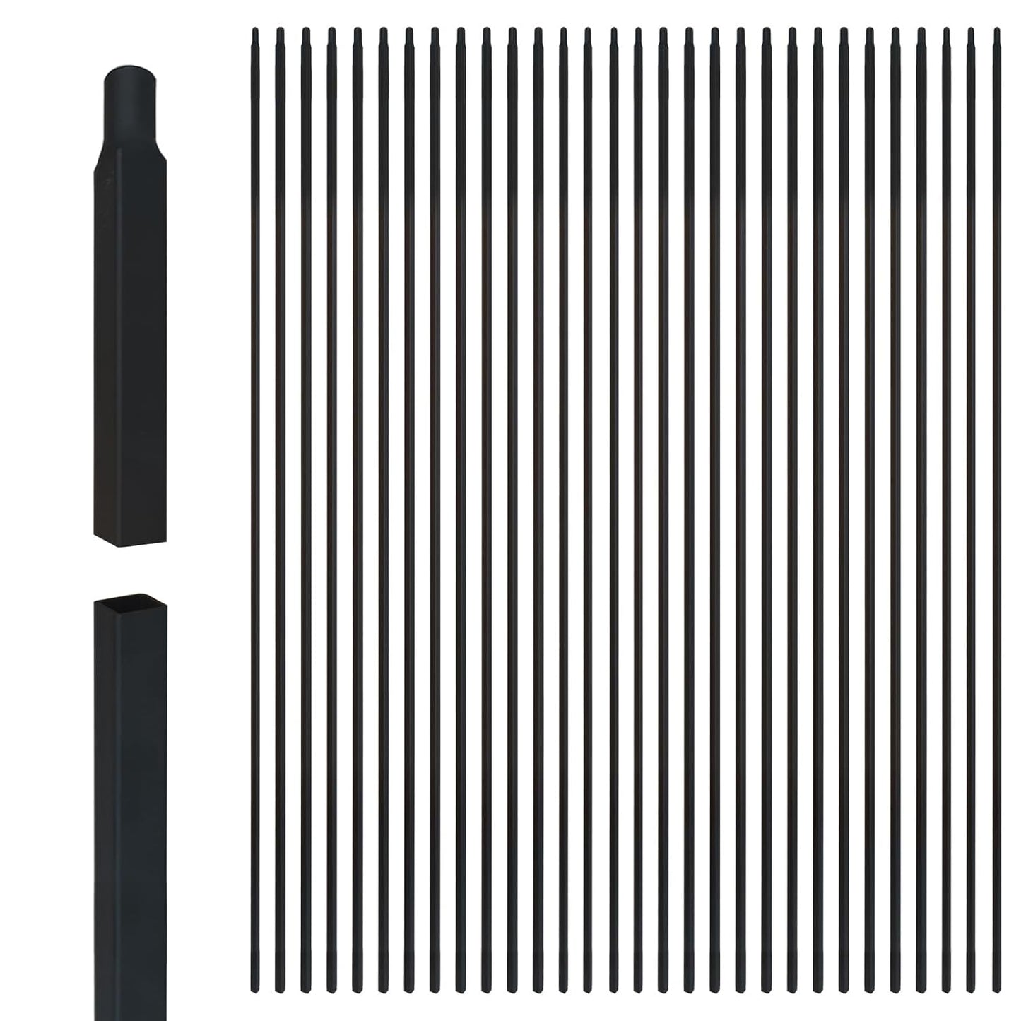 30 Pcs Wrought Iron Stair Balusters by MyeMdan for Stairs