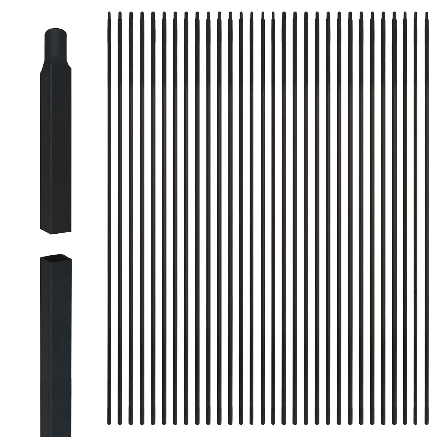 30 Pcs Wrought Iron Stair Balusters by MyeMdan for Stairs
