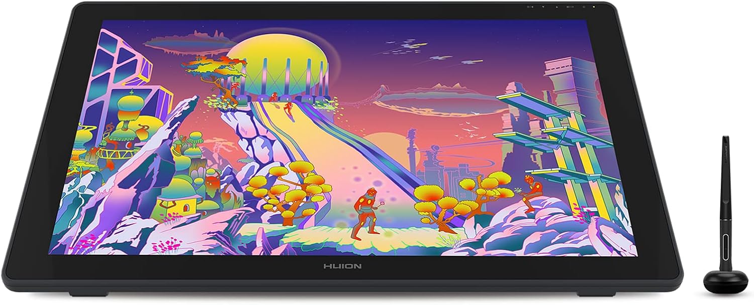 HUION Kamvas 24 Plus 2.5K QHD Graphic Drawing Tablet Review