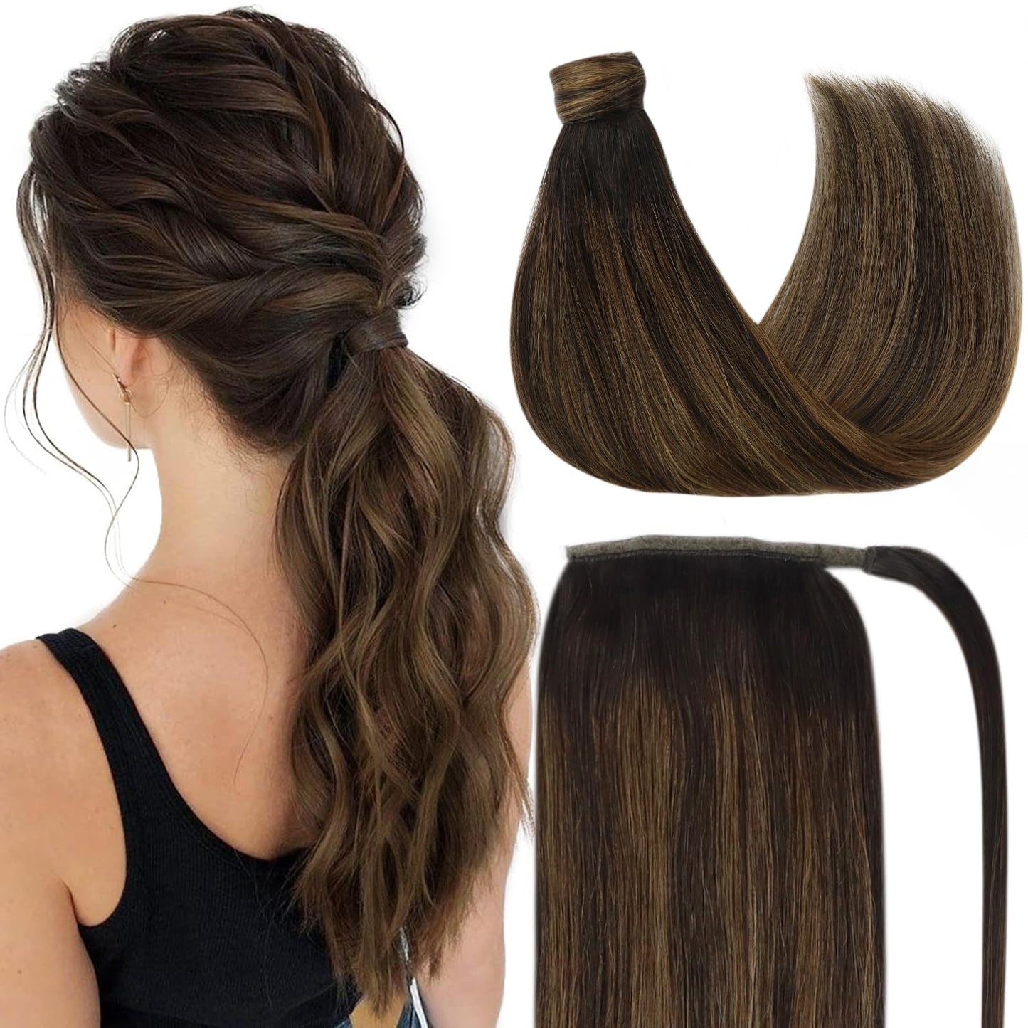 Ve Sunny Ponytail Extension Real Human Hair for Women 20in