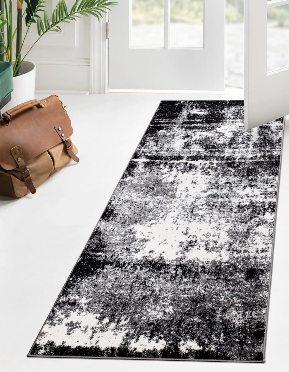Keen Home Design Area Runner Rugs - Abstract Non-Shedding 2x8