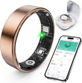 Smart Ring with Sleep Monitoring and Health Tracking - Slim Rose Gold