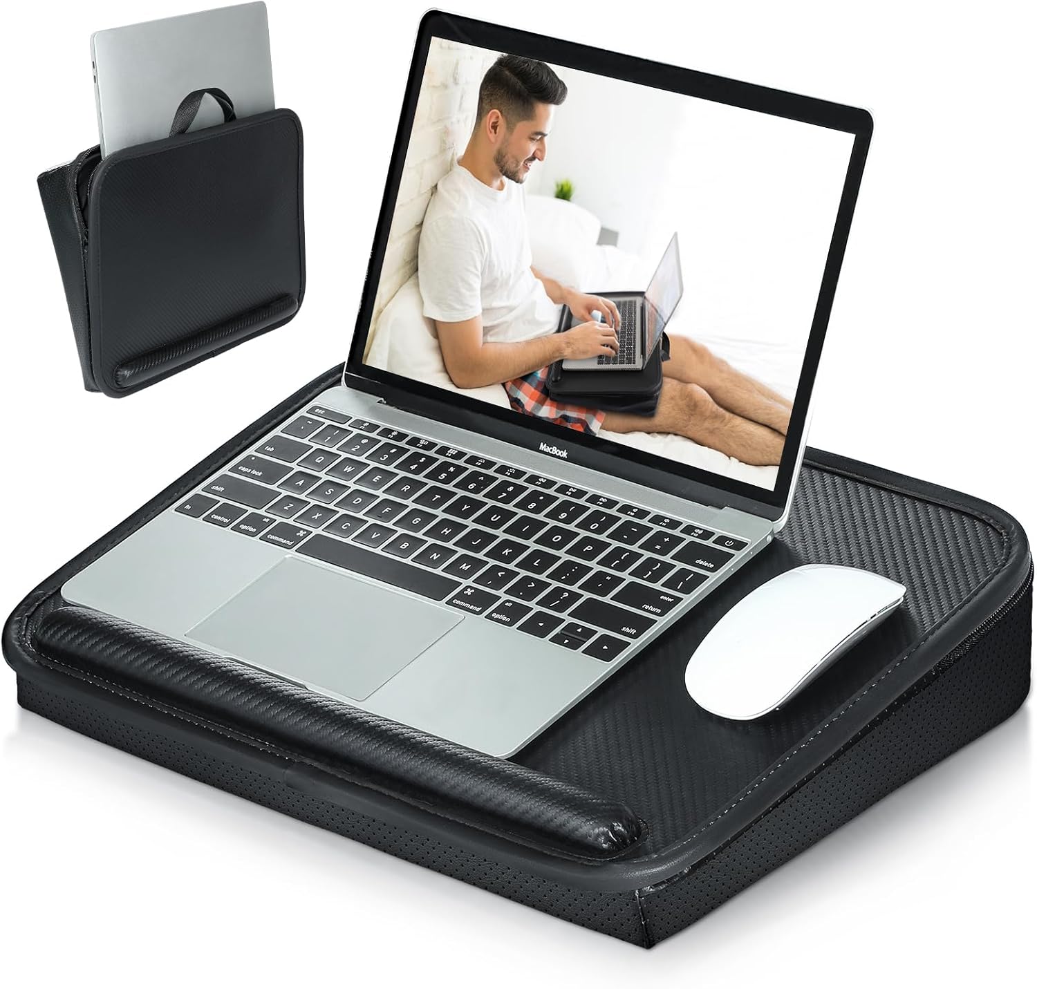 Portable Lap Desk - Comfort & Convenience in Black