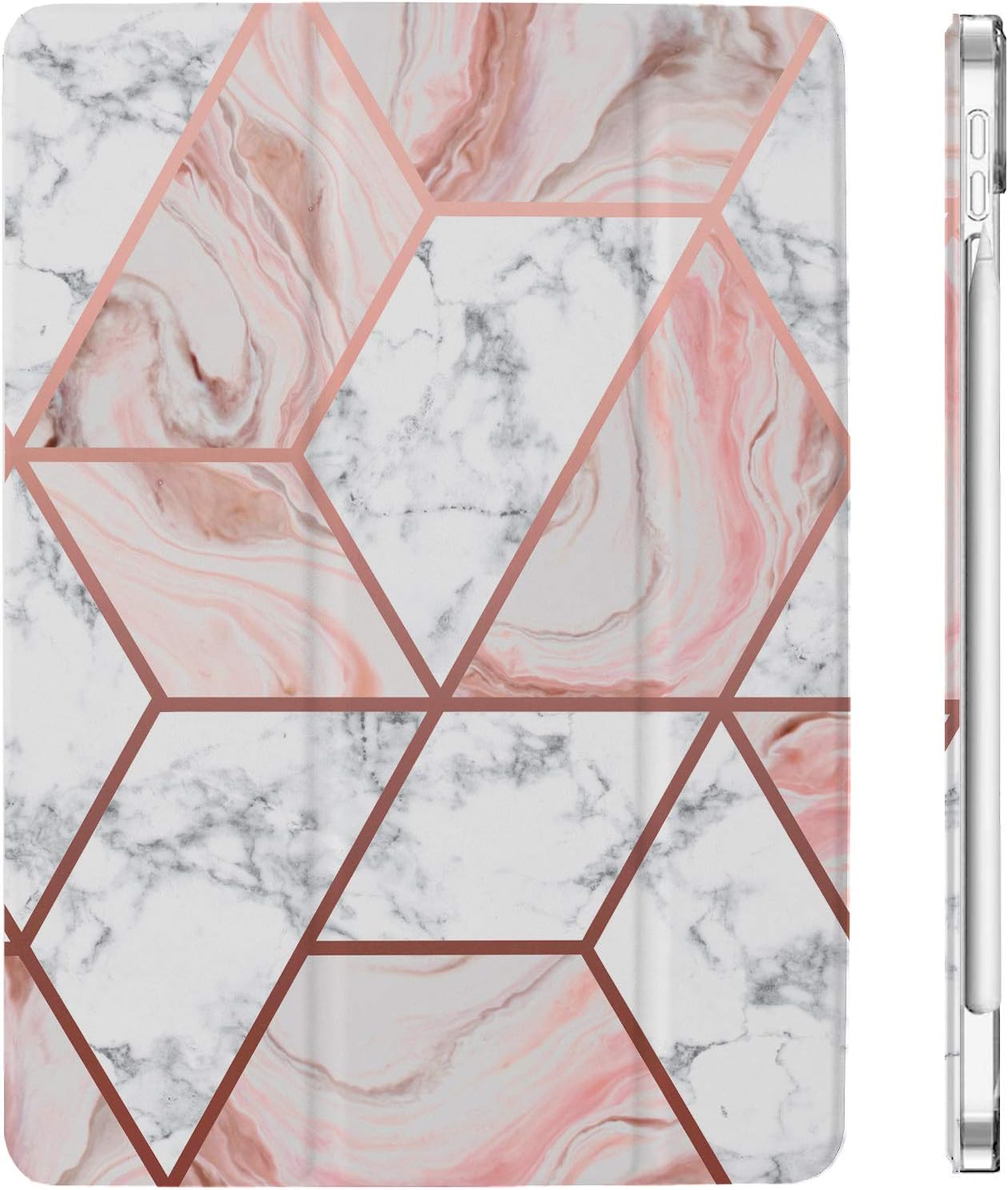 DuraSafe iPad Mini 6 Case - Marble Pink Ultra Slim Design