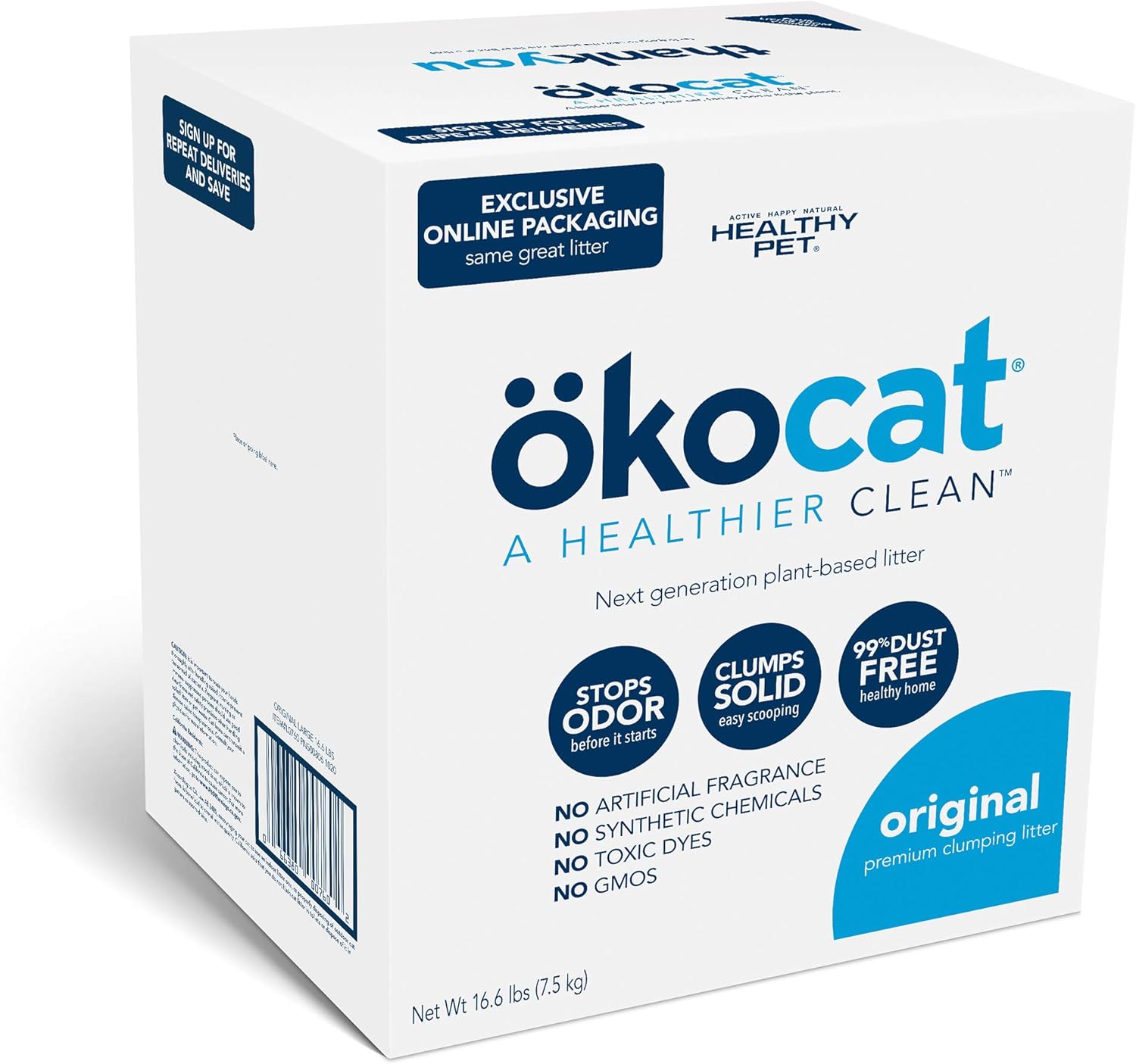 KOCAT Low-Dust Clumping Cat Litter - 16.6 lbs Odor Control