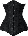 Charmian Women's 26 Steel Boned Cotton Long Torso Hourglass Body check