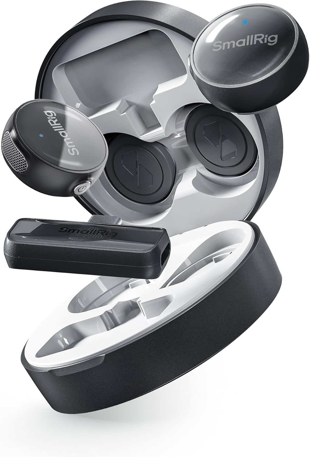 SMALLRIG S60 Wireless Lavalier Microphone for iPhone and Android