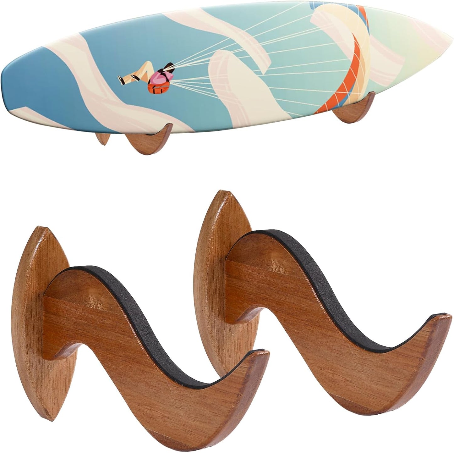 Surfboard Wall Rack - Stylish Storage Solution