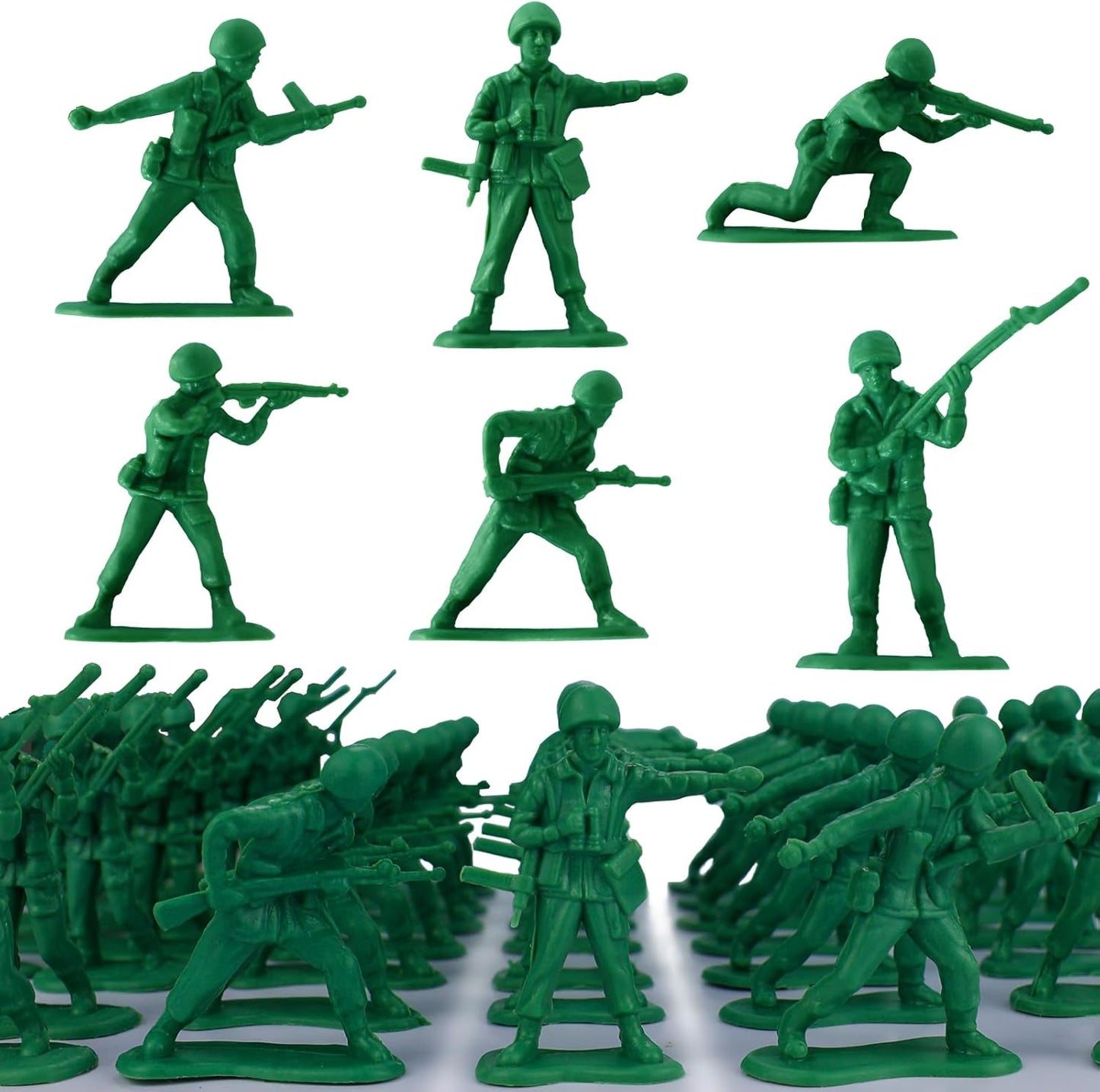 50pc Green Army Men Set - Inspire Creative Play