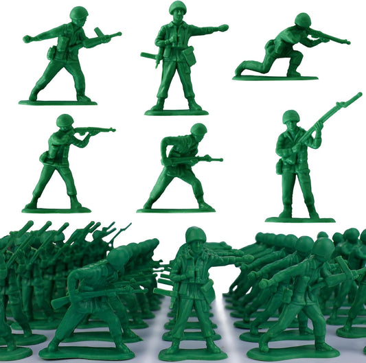 50pc Green Army Men Set - Inspire Creative Play