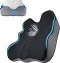 XL Memory Foam Seat Cushion - Pain Relief for Long Hours