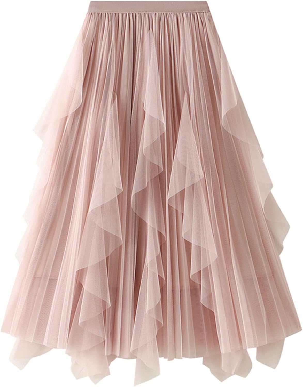 Dirholl Women's A-Line Fairy Patterned Midi Skirt for All Occasions
