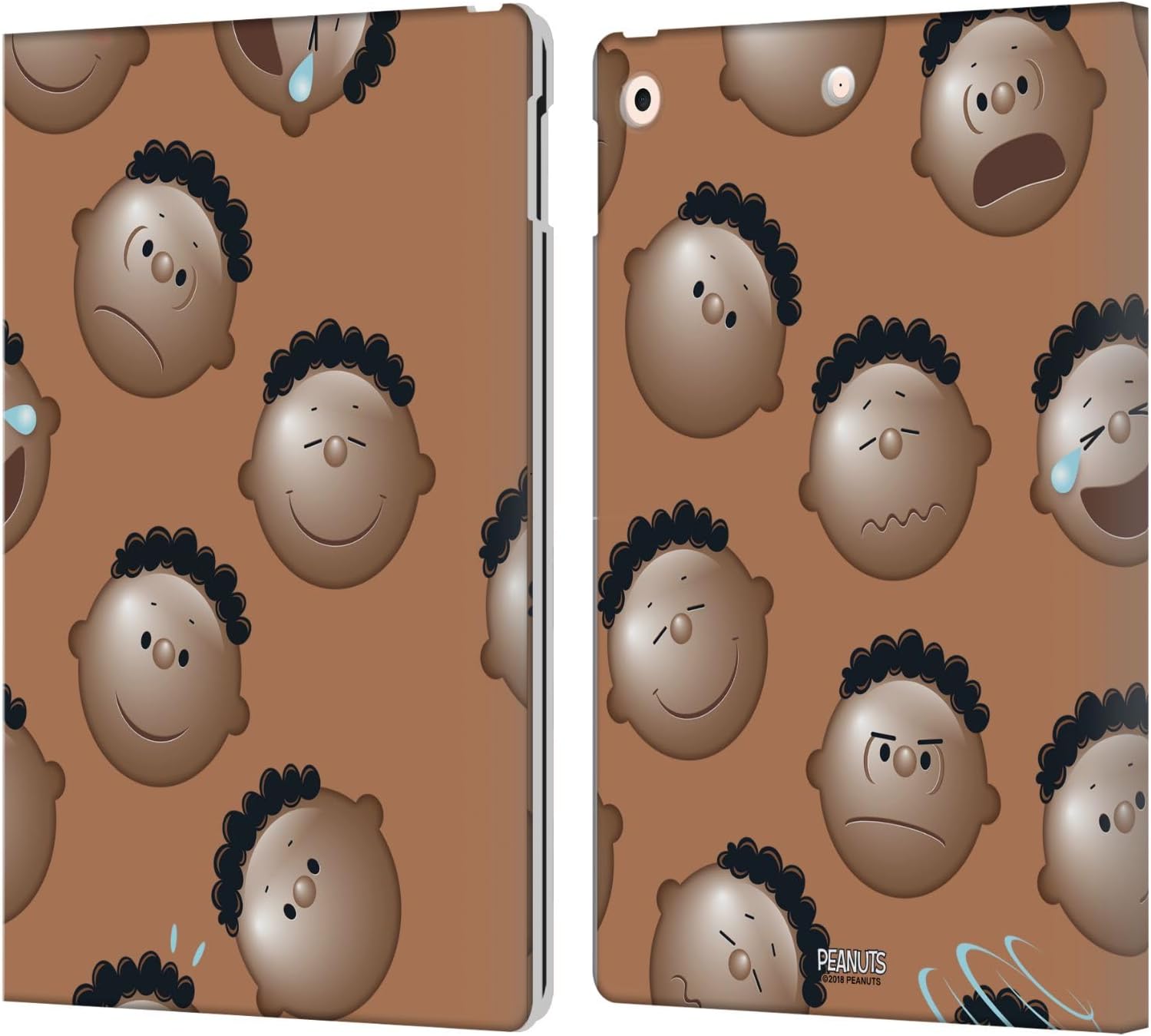 Peanuts Character Patterns Leather Wallet Case for iPad 10.2