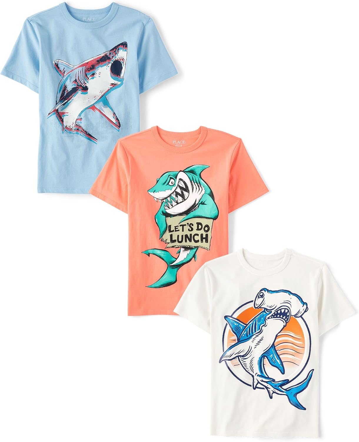 Boys' Vehicle Short Sleeve Graphic T-Shirts Multipack for Kids