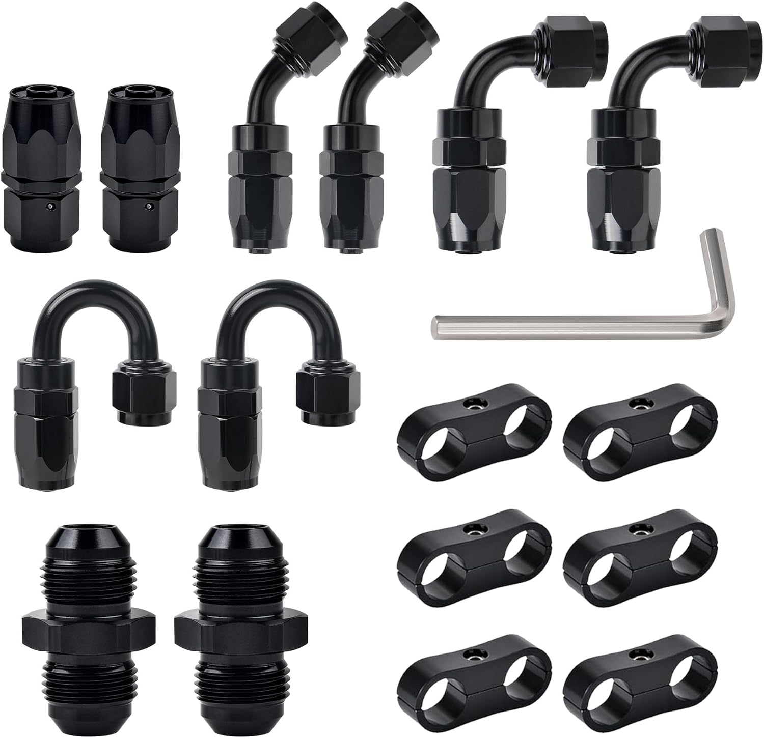 EVIL ENERGY 8AN Hose End Fitting Kit for Custom Installations