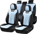 Coverado Car Seat Covers Full Set - Waterproof Nappa Leather Seat