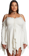 Feminine Fairycore Handkerchief Dress for Women - Custom Fit