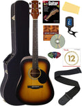 Jasmine S35 Dreadnought Acoustic Guitar - Matte Sunburst Starter