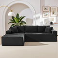 105 Inch Cloud Sectional Couch - Modular L-Shape Chaise