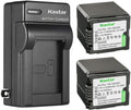 Kastar 2-Pack VW-VBG260 Battery and Charger for Panasonic Camcorders