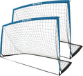 RUNBOW 9x5 ft Kids Soccer Goal - Portable Backyard Training Net