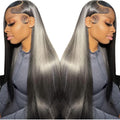 Straight Lace Front Wigs Human Hair 13x4 HD Transparent Lace - Natural