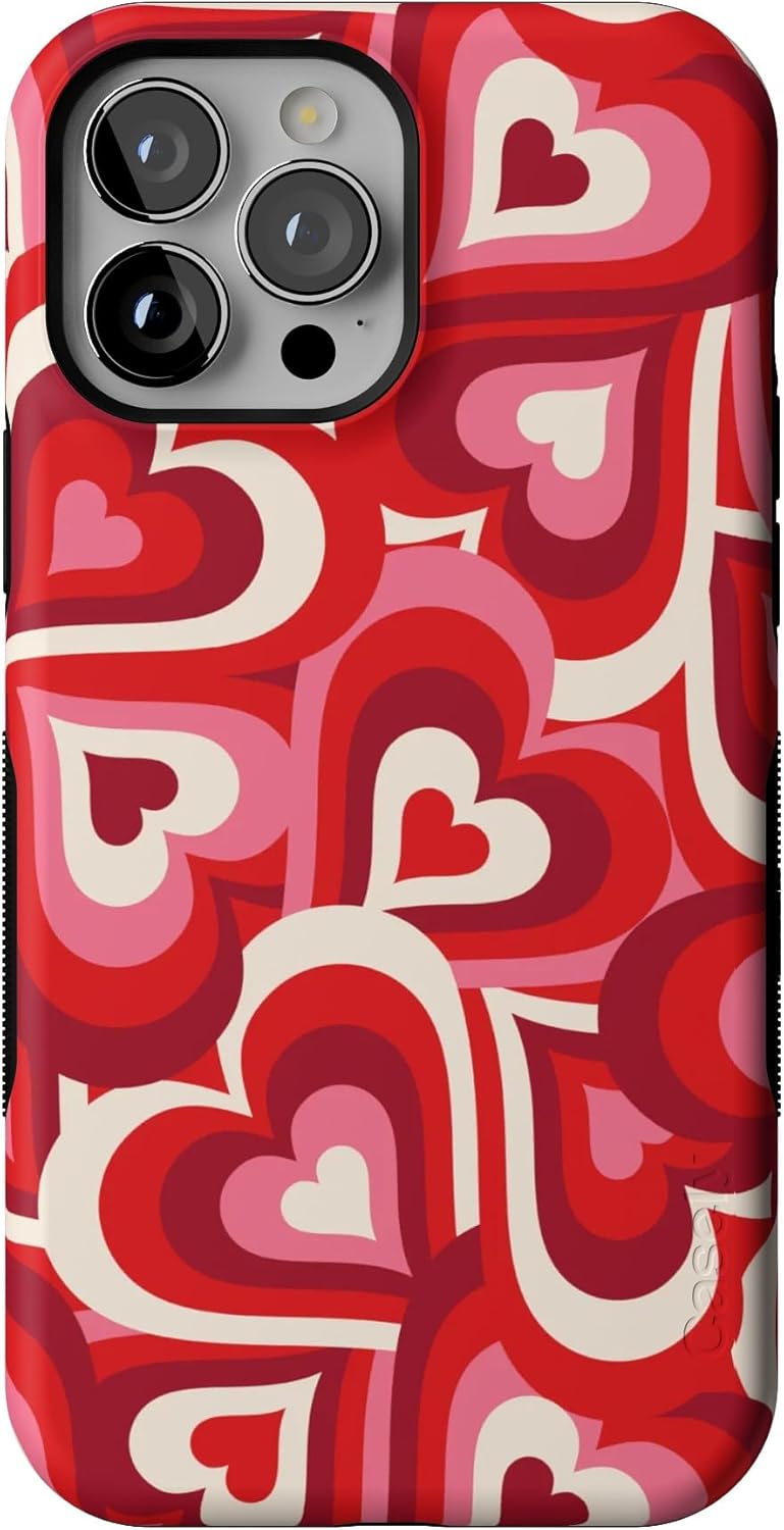Casely iPhone 13 Pro Max Case - Love Song Remix Ombre Hearts
