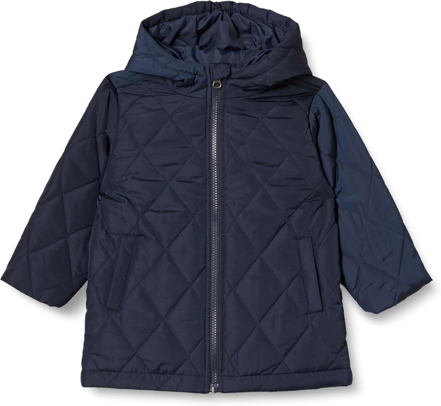 Unisex Kids Long Quilted Jacket for Cold Weather Adventures