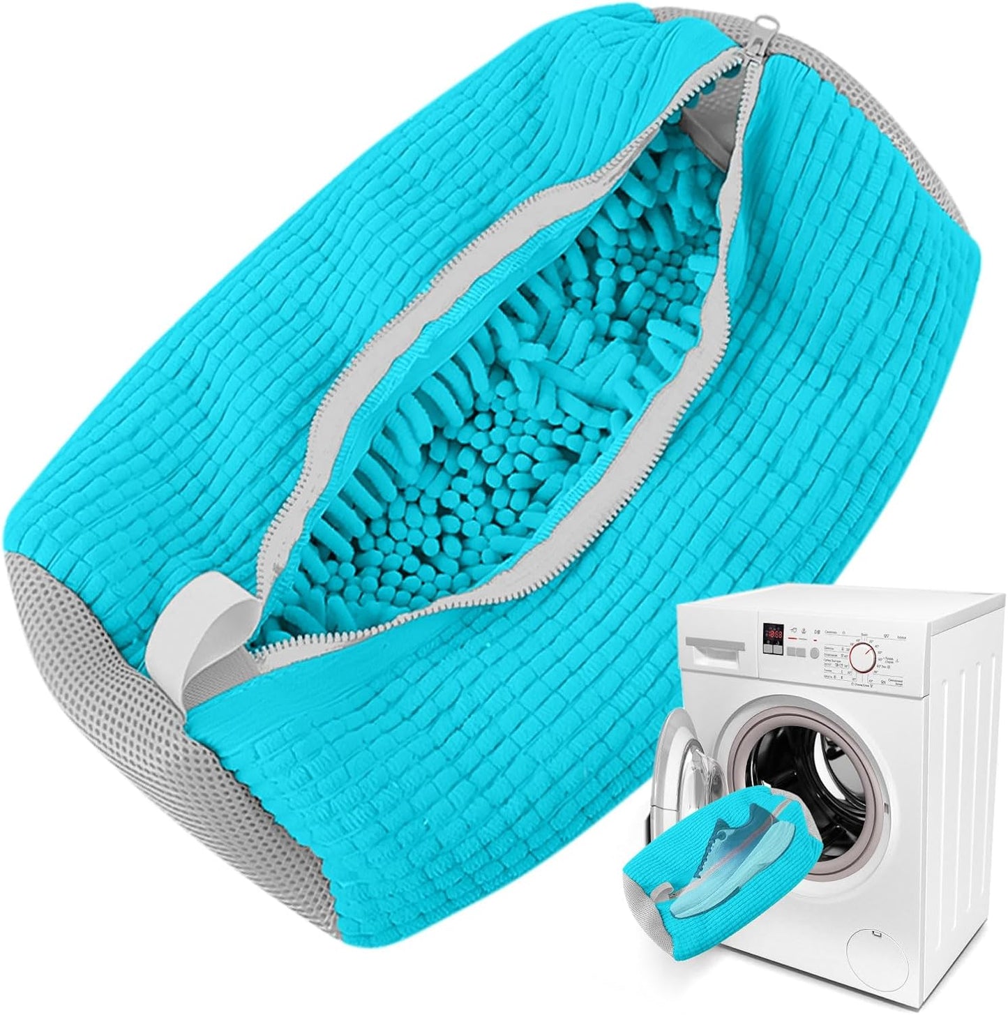 Plush Shoe Cleaning Bag - Reusable & Durable