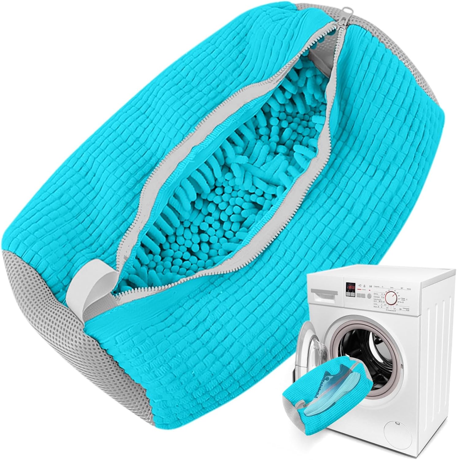 Plush Shoe Cleaning Bag - Reusable & Durable