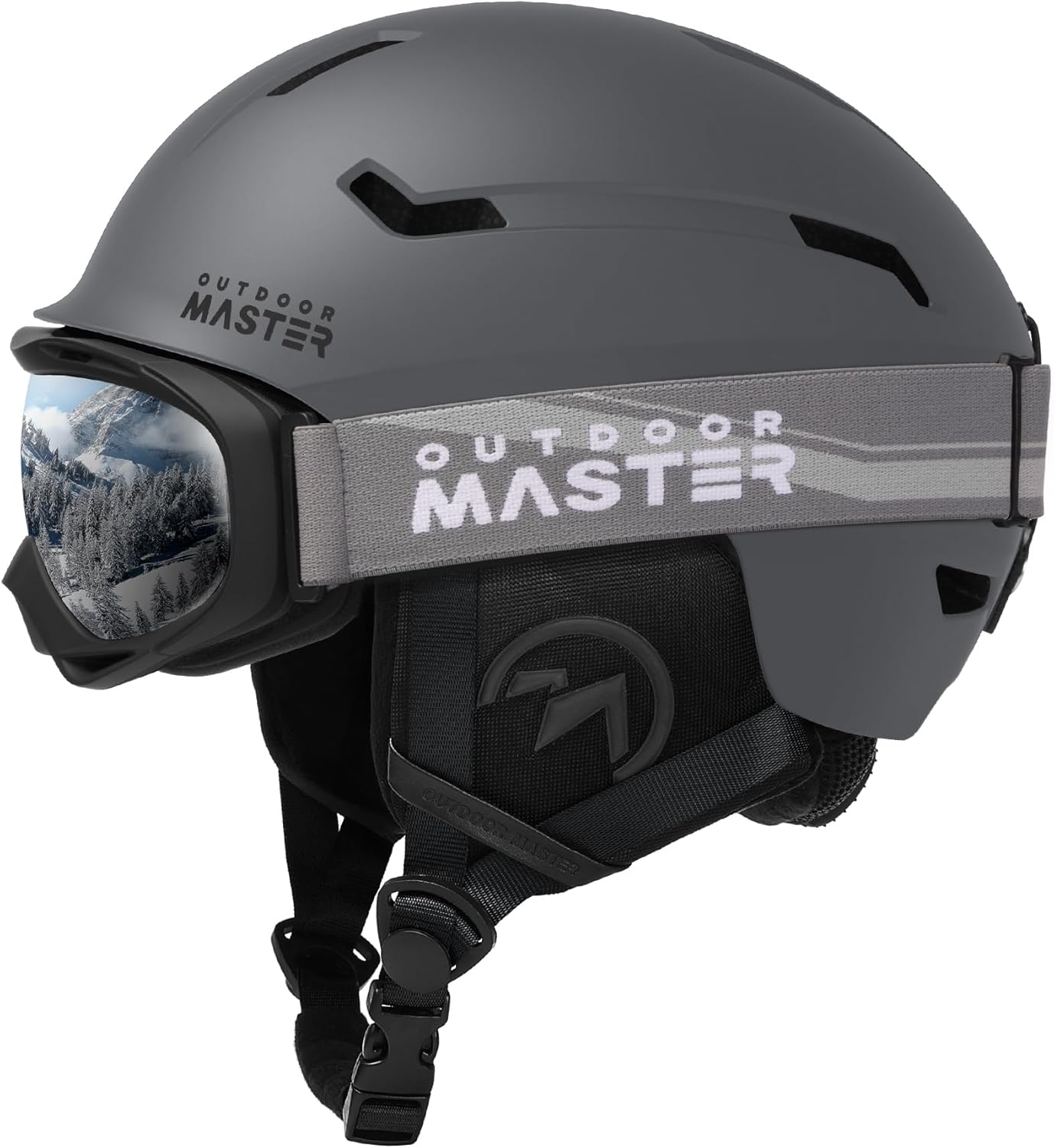 Durable Ski Helmet Set with Goggles - Ultimate Protection!
