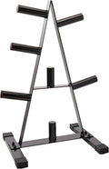 2-Inch Olympic Plate Rack 500 lb Capacity - Compact Steel Storage