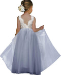 Lace Tulle Flower Girl Dress for Toddler Girls - Ideal for Parties