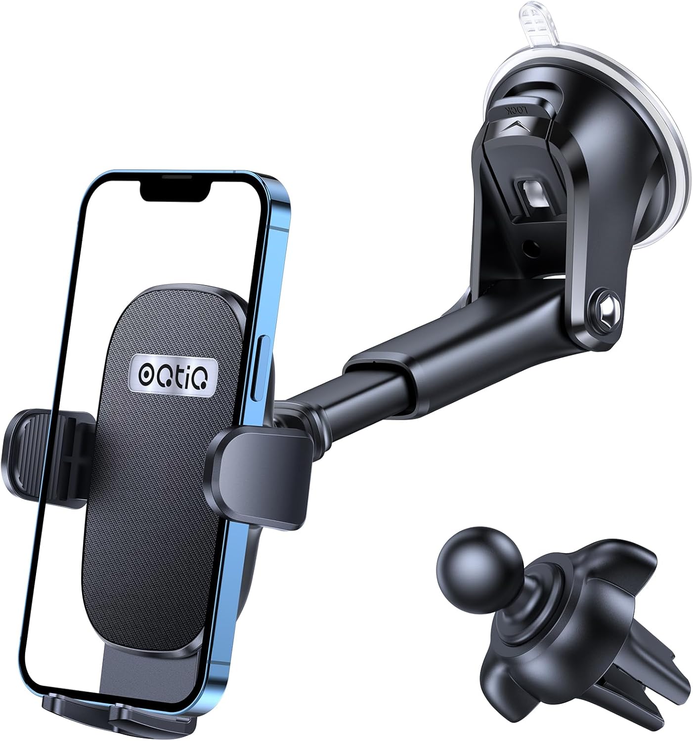 Secure OQTIQ Car Phone Holder - 360 Mount