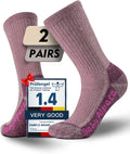 Alpaca Wool Hiking Socks Thermal Crew Socks - Thick Warm Cushioning