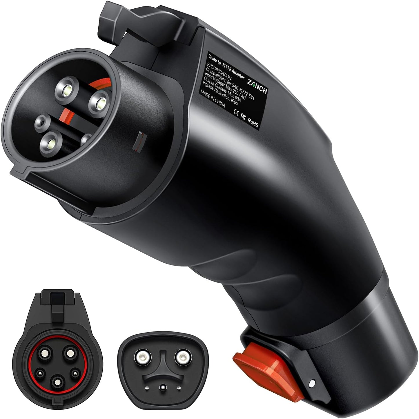 Zanch Tesla to J1772 Adapter - Military-Grade Quality