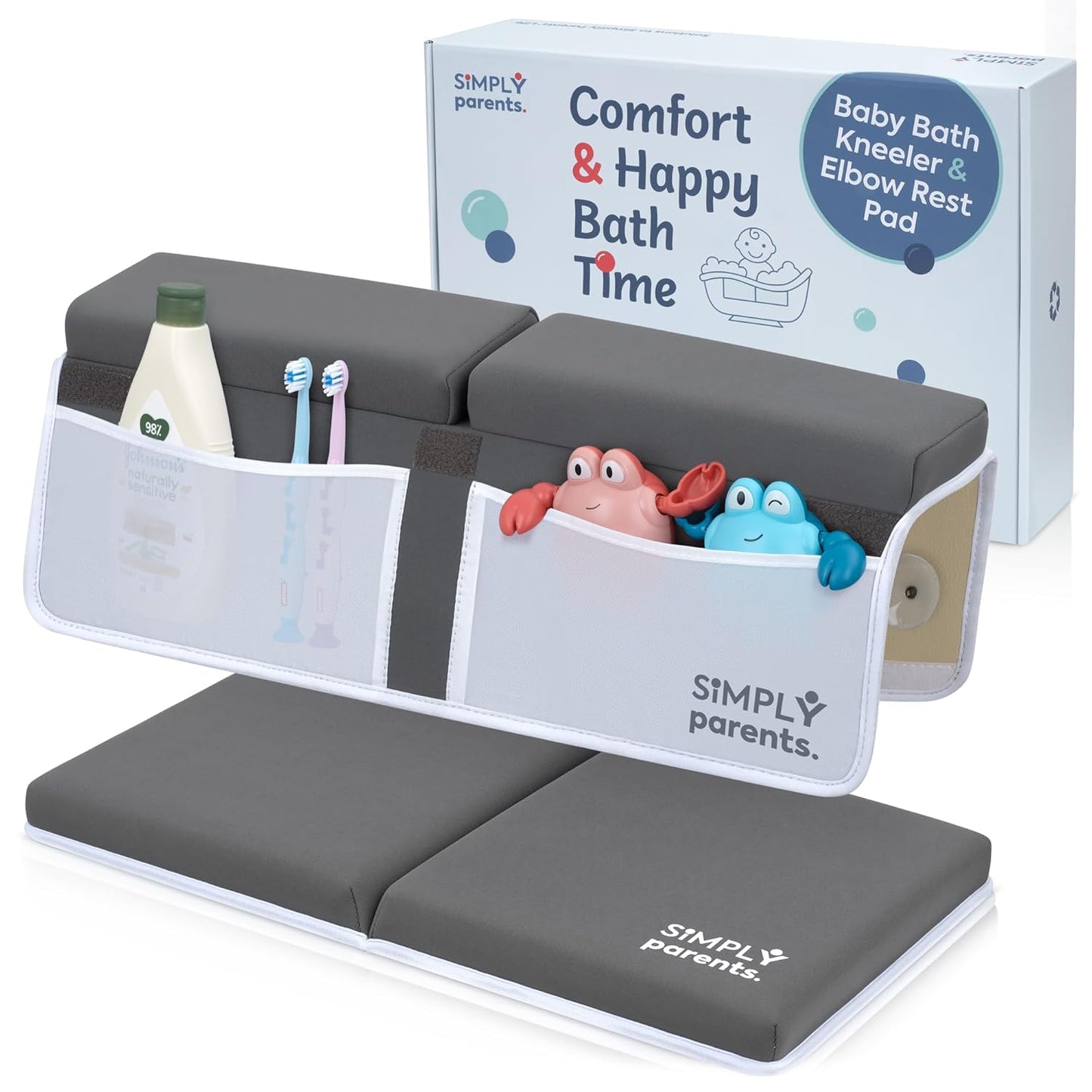 Baby Bath Kneeler and Elbow Rest Pad Set for Ultimate Comfort